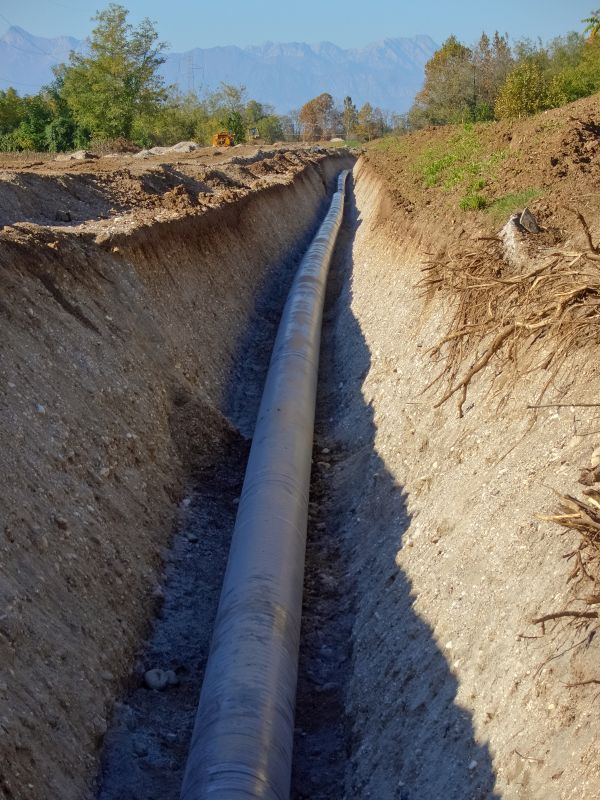 Gas Line Trenching